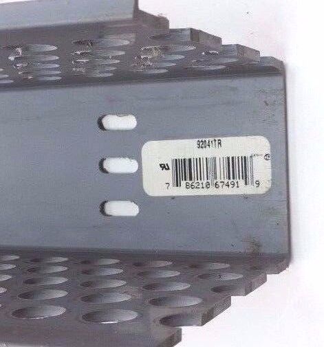THOMAS & BETTS, Y-R LOC SERIES, WIRE DUCT GRAY ROUND HOLE,TY2X4RPG, 2"WX4"HX6'L