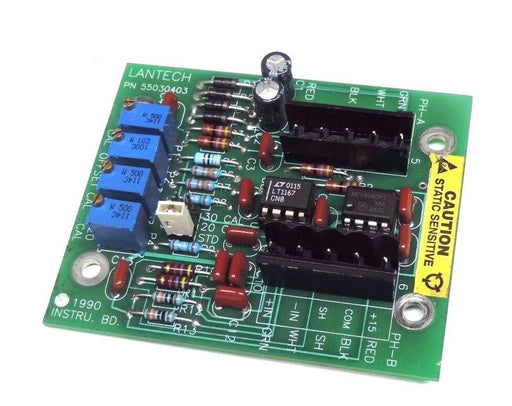 LANTECH 55030403 PC BOARD LOAD CELL AMP ASSEMBLY