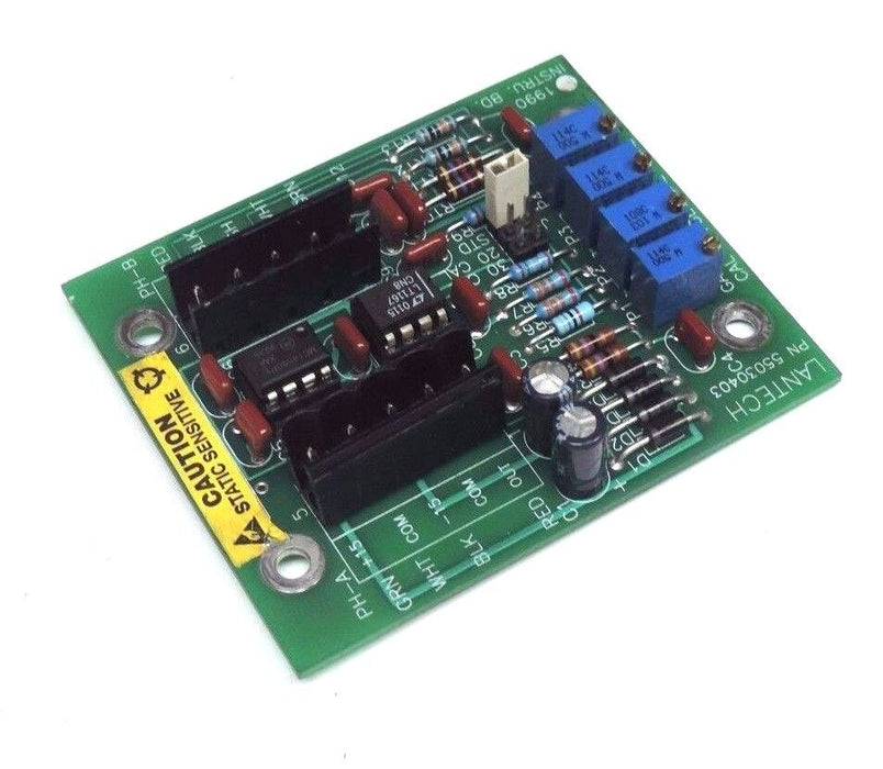 LANTECH 55030403 PC BOARD LOAD CELL AMP ASSEMBLY