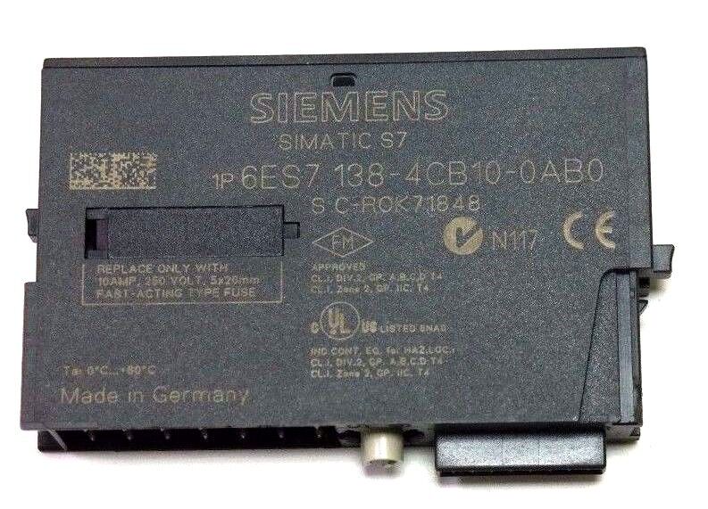 LOT OF 6 SIEMENS 6ES7 138-4CB10-0AB0 SIMATIC POWER MODULES 24/48VDC, 24/230VAC