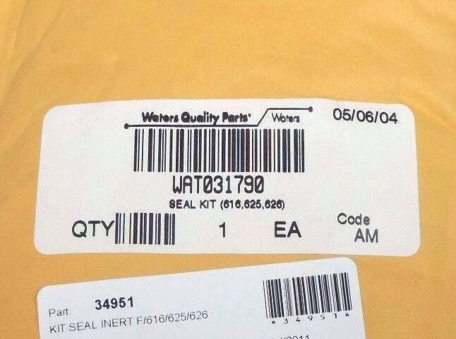 NEW SEALED WATERS WAT031790 SEAL KIT (616, 625, 626)