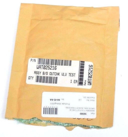 NEW WATERS WAT025216 ASSY B/S OUTCHK VLV TEST