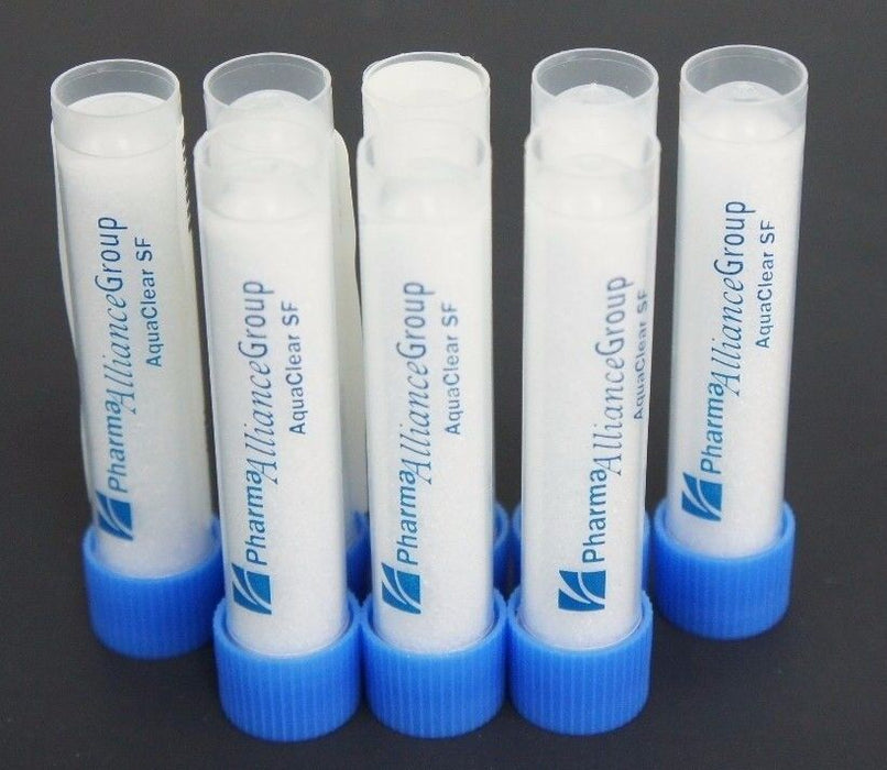 LOT OF 8 NEW PHARMA ALLIANCE GROUP AQUACLEAR BIOCIDE, SF EASY TUBE 10 GMS