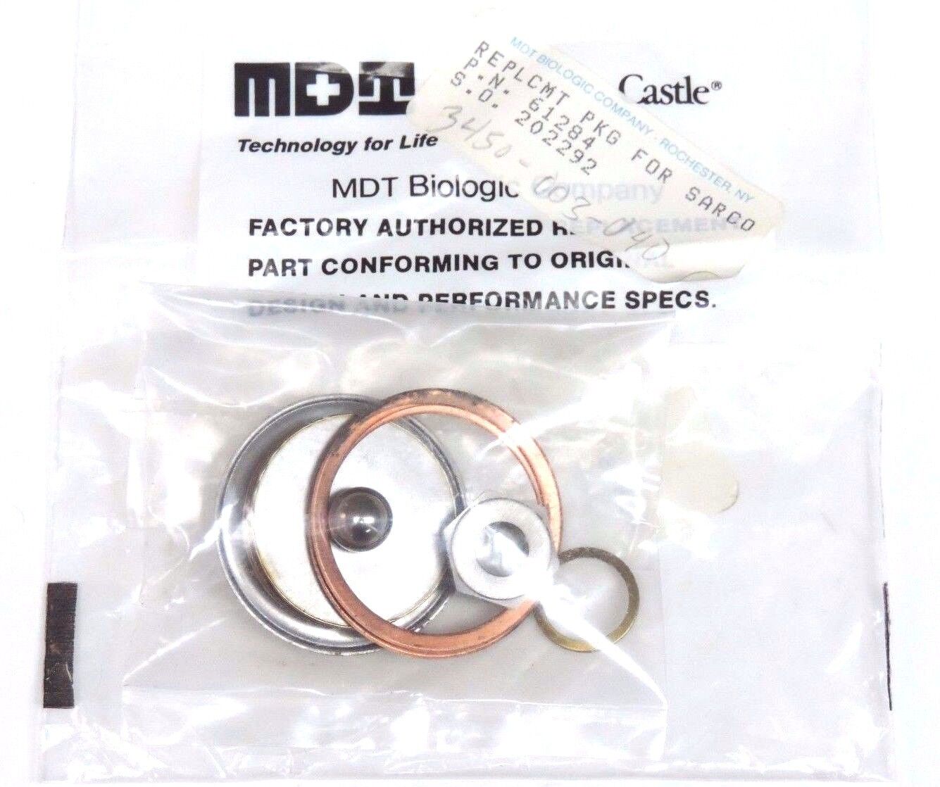 NIB MDT BIOLOGIC 61284 REPLACEMENT PARTS KIT 3450-003-040, 33037