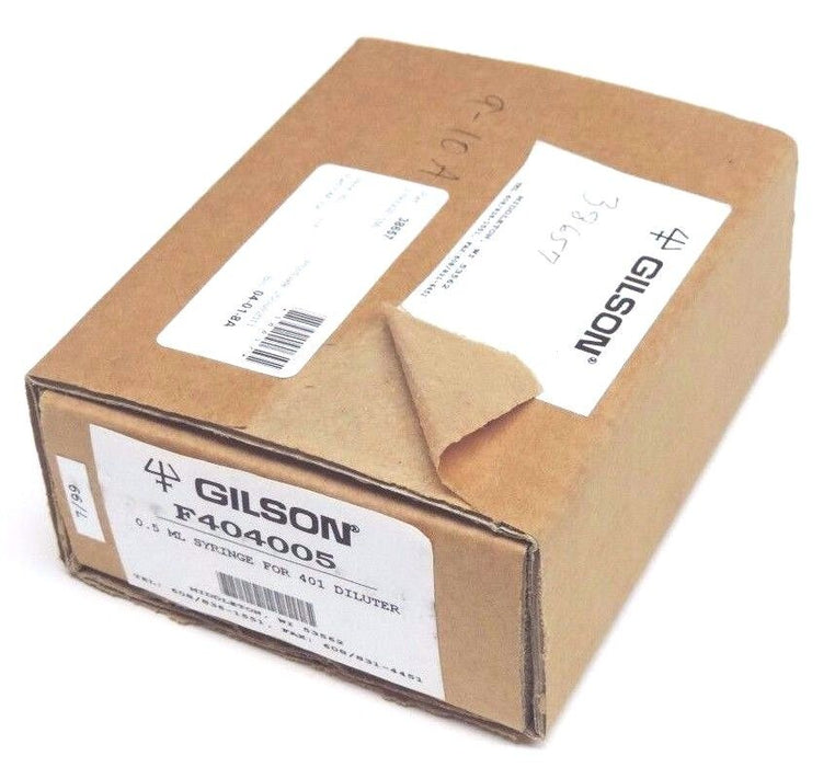 NIB GILSON F404005, 0.5 ML SYRINGE FOR 401 DILUTER