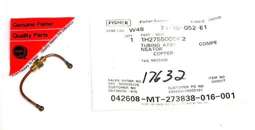 NIB FISHER CONTROLS 1H2755000A2 TUBING ASSEMBLY