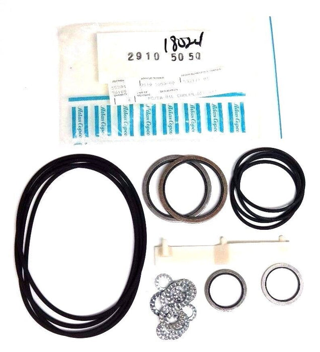 NIB ATLAS COPCO 2910-5050-00 OIL COOLER SERVICE KIT 2910-5050, 2910505000