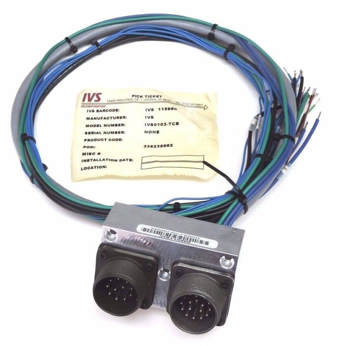 REPAIRED IVS IVS0103-TCB CONNECTOR ASSEMBLY IVS0103TCB 115960