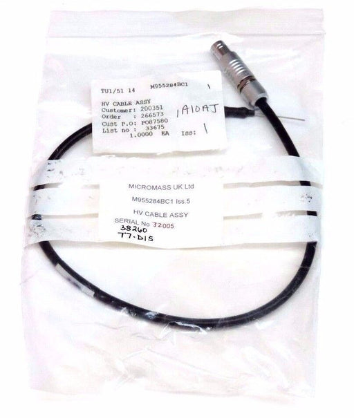 NEW MICROMASS M955284BC1 HV CABLE ASSY