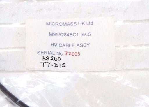 NEW MICROMASS M955284BC1 HV CABLE ASSY