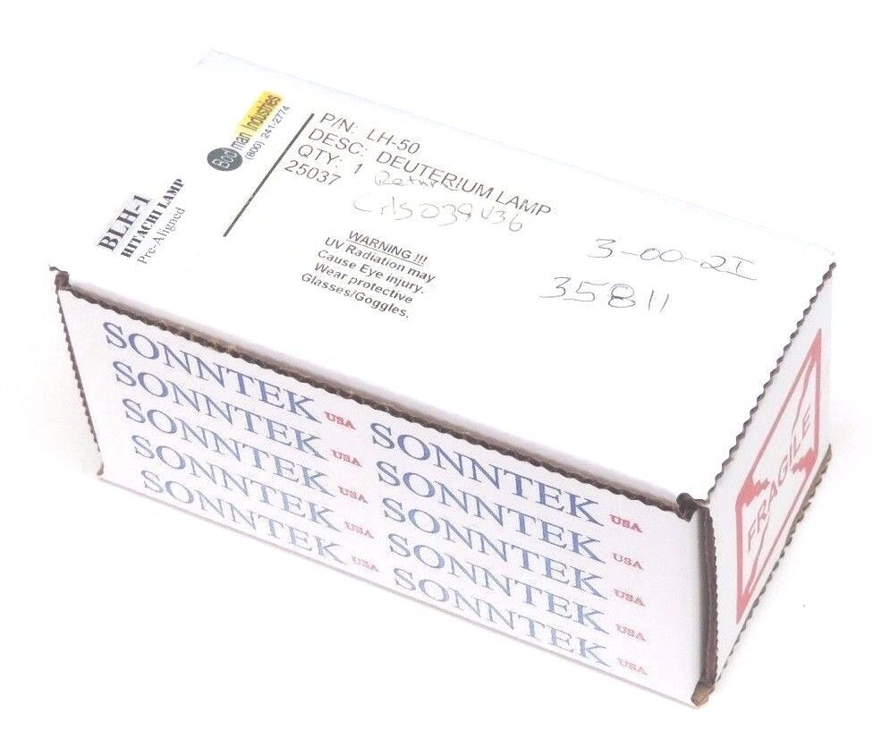 NIB SONNTEK LH-50 DEUTERIUM LAMP LH50