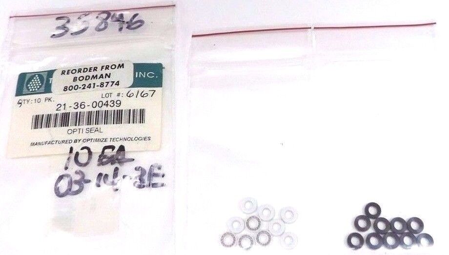 NEW OPTIMIZE TECHNOLOGIES 21-36-00439 OPTI SEALS 213600439 (10-PACK)