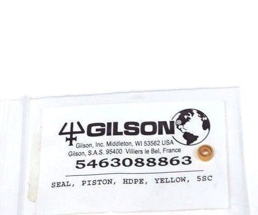 NEW GILSON 5463088863 SEAL, PISTON, HDPE, YELLOW, SSC