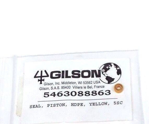 NEW GILSON 5463088863 SEAL, PISTON, HDPE, YELLOW, SSC