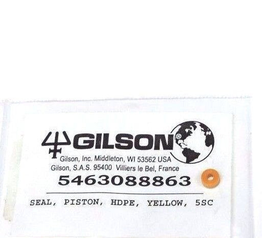 NEW GILSON 5463088863 SEAL, PISTON, HDPE, YELLOW, SSC