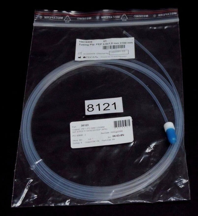 LOT OF 4 NEW TECAN 10619408 TUBING PIPETTE FEP 2.5X1.5X3100 MM 10619812 619812