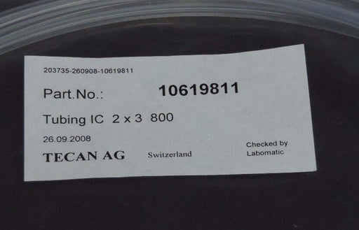 LOT OF 4 NEW TECAN 10619811 TUBING INTERCONNECT 2 X 3 X 800 MM