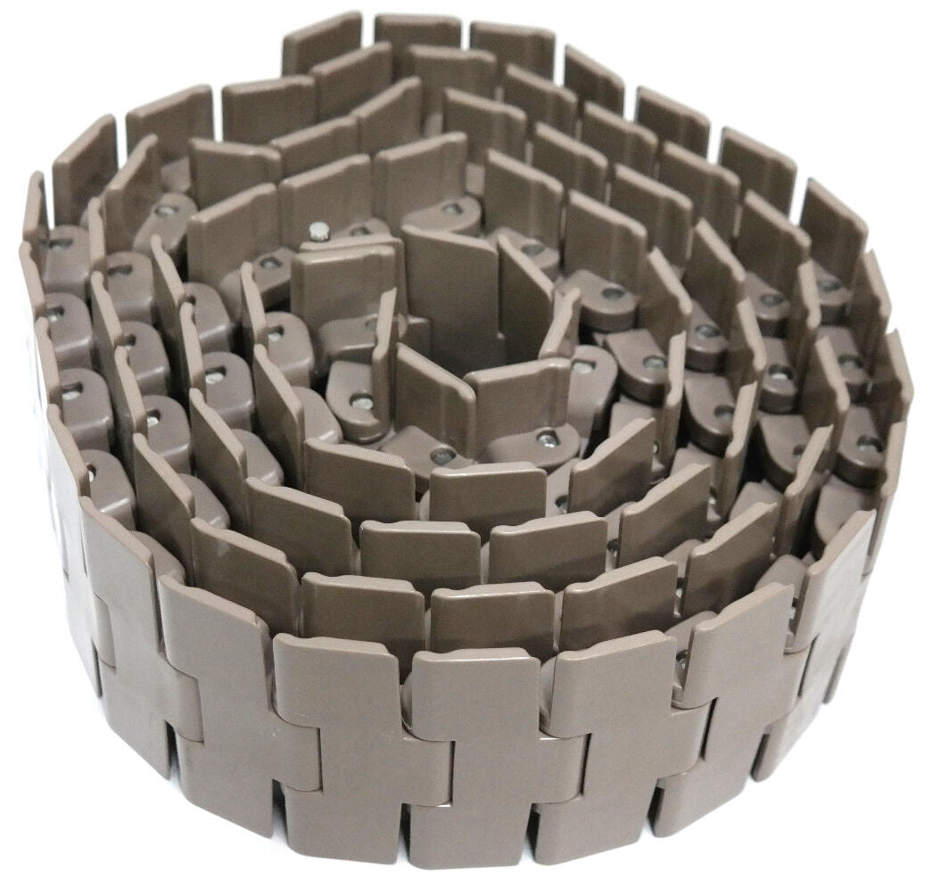 NIB 50FT DYNA-VEYOR DV-450-LF882 CONVEYOR CHAIN TABLETOP FLEX 4-1/2" X 50'