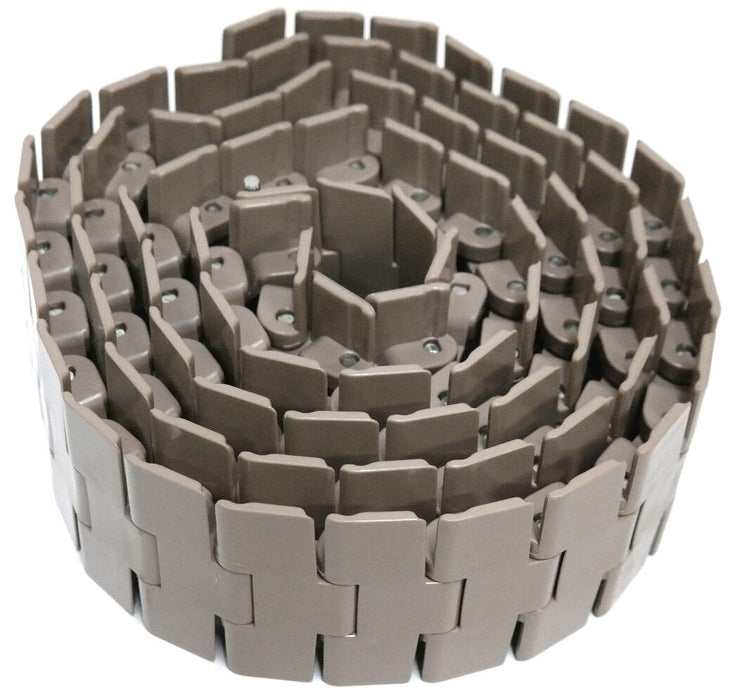 NIB 50FT DYNA-VEYOR DV-450-LF882 CONVEYOR CHAIN TABLETOP FLEX 4-1/2" X 50'