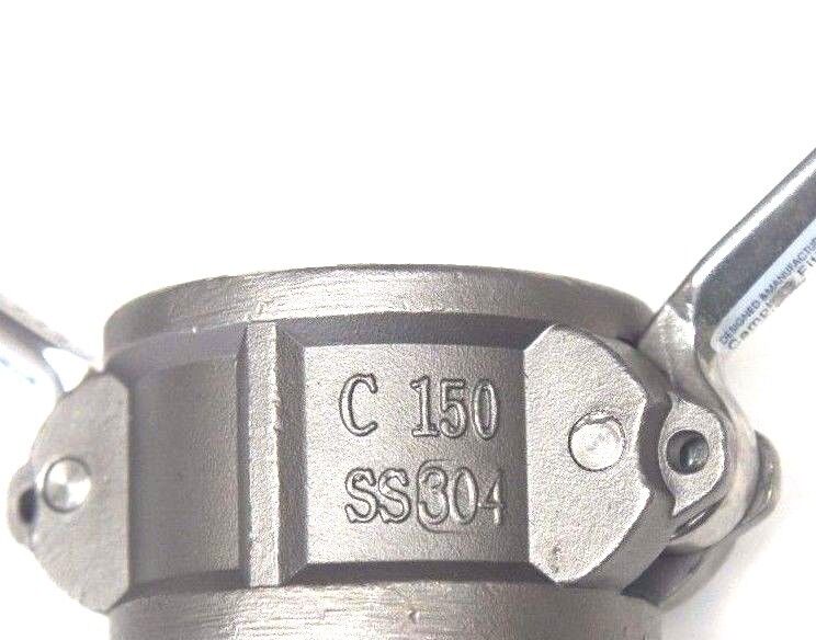 LOT OF 5 NEW GOODYEAR C150-SS STAINLESS STEEL COUPLERS 1-1/2", C150SS