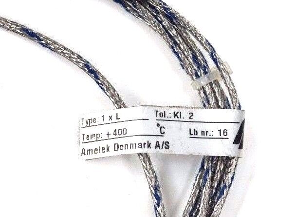 NEW AMETEK BEST. NR: 15049031 THERMOCOUPLER MAT. 1.4571 TYPE: 1 X L, TEMP. +400C