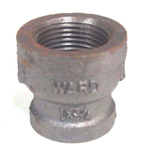 LOT OF 11 NEW WARD 1X3/4 BLK MI CPLG 1" X 3/4" BLACK PIPE REDUCER COUPLINGS
