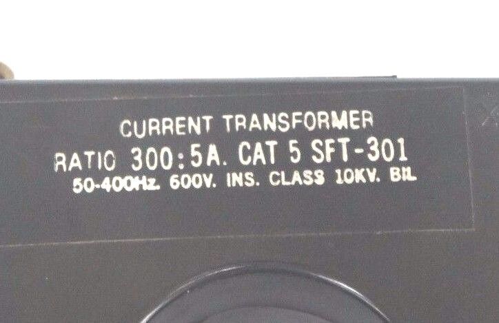 PROCESS MEASUREMENT COMPANY 5SFT301 TRANSFORMER 300:5