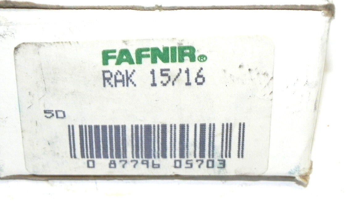 NIB FAFNIR RAK 15/16 2 BOLT PILLOW BLOCK RAK1516