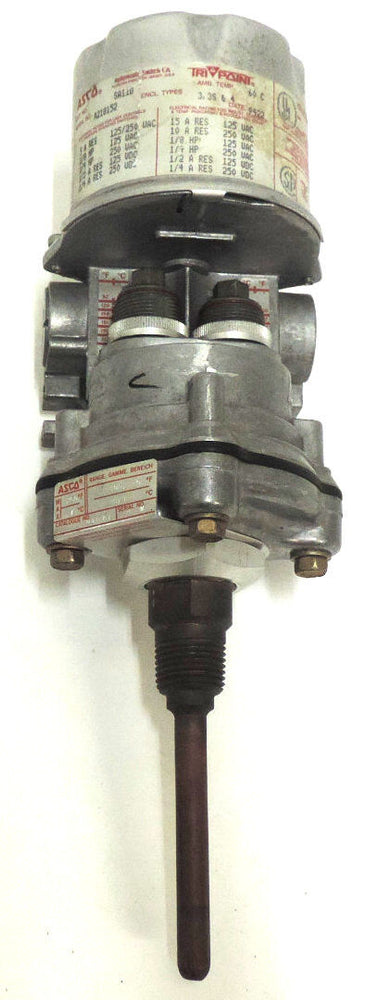 NEW ASCO SA11D-QJ10A1 TRI POINT PRESSURE TEMPERATURE SWITCH W/ TEMP TRANS INDUST