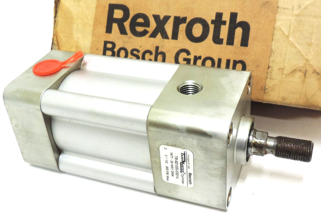 NEW REXROTH-BOSCH TM-821000-03014 CYLINDER SQUARE 2IN BORE 1-1/2IN STROKE 200PSI