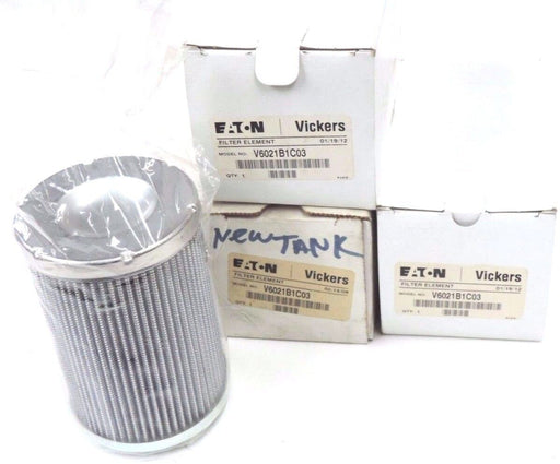 LOT OF 3 NIB EATON VICKERS V6021B1C03 FILTER ELEMENTS