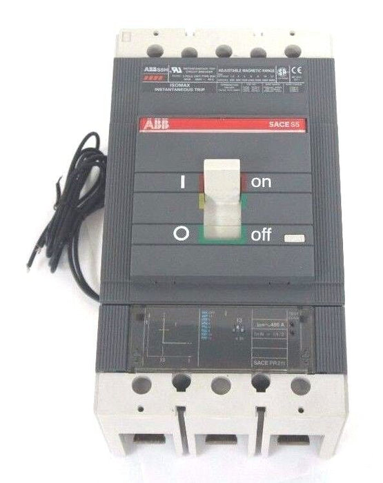 NIB ABB S5H400MWS4W MCP S5H 400A 3P I ST WELDING CIRCUIT BREAKER