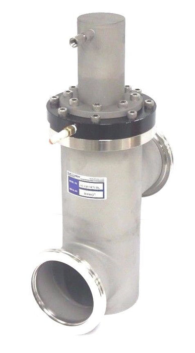KURT J. LESKER SLO400PVIK INLINE VALVE ISO 100 BELLOWS SEALED 4" STAINLESS STEEL