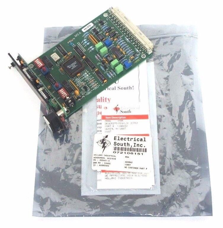 REPAIRED MSA 490892 CONTROL MODULE 5000 SERIES REV 1, 491570 — PremiumPLC