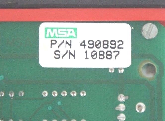 REPAIRED MSA 490892 CONTROL MODULE 5000 SERIES REV 1, 491570