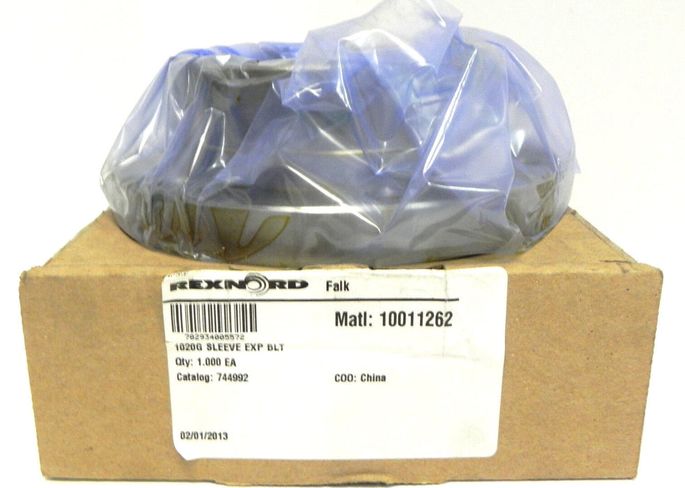 NIB REXNORD 1020G SLEEVE EXP BLT, MATL 10011262, 744992