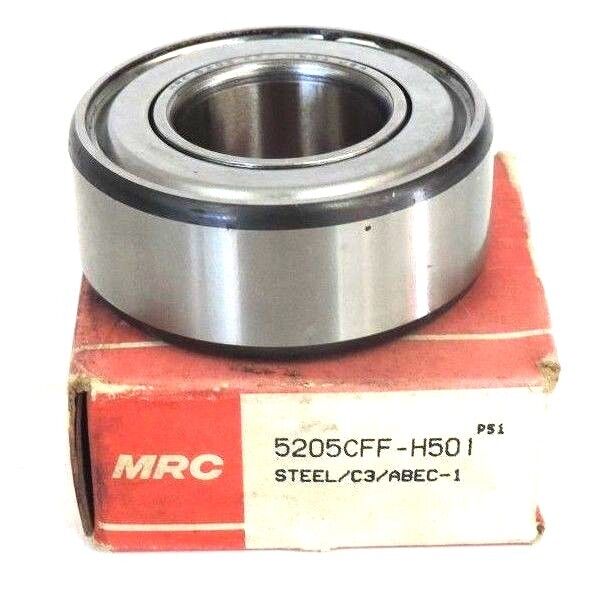 NIB MRC 5205CFF-H501 DOUBLE ROW BALL BEARING STEEL/C3/ABEC-1 5205CFF
