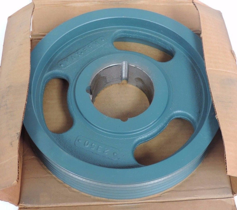 NEW DODGE 112066 DYNA-V SHEAVE SIZE 3V, 5 GROOVES, O.D. 10.6" 2517 BUSHING REQ'D