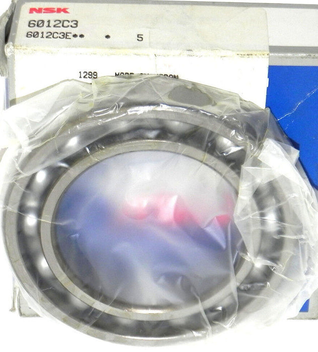 NIB NSK 6012C3 PRESSED BEARING 2 1/4" BORE