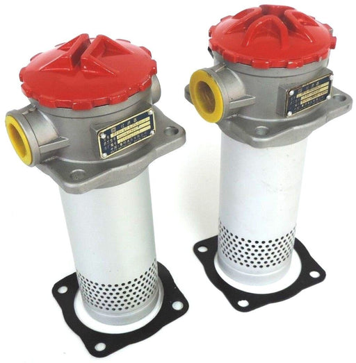 LOT OF 2 LEEMIN HYDRAULIC FILTER HOUSINGS RFA-40X20LC, FAX-40X20, 070713B06-C494