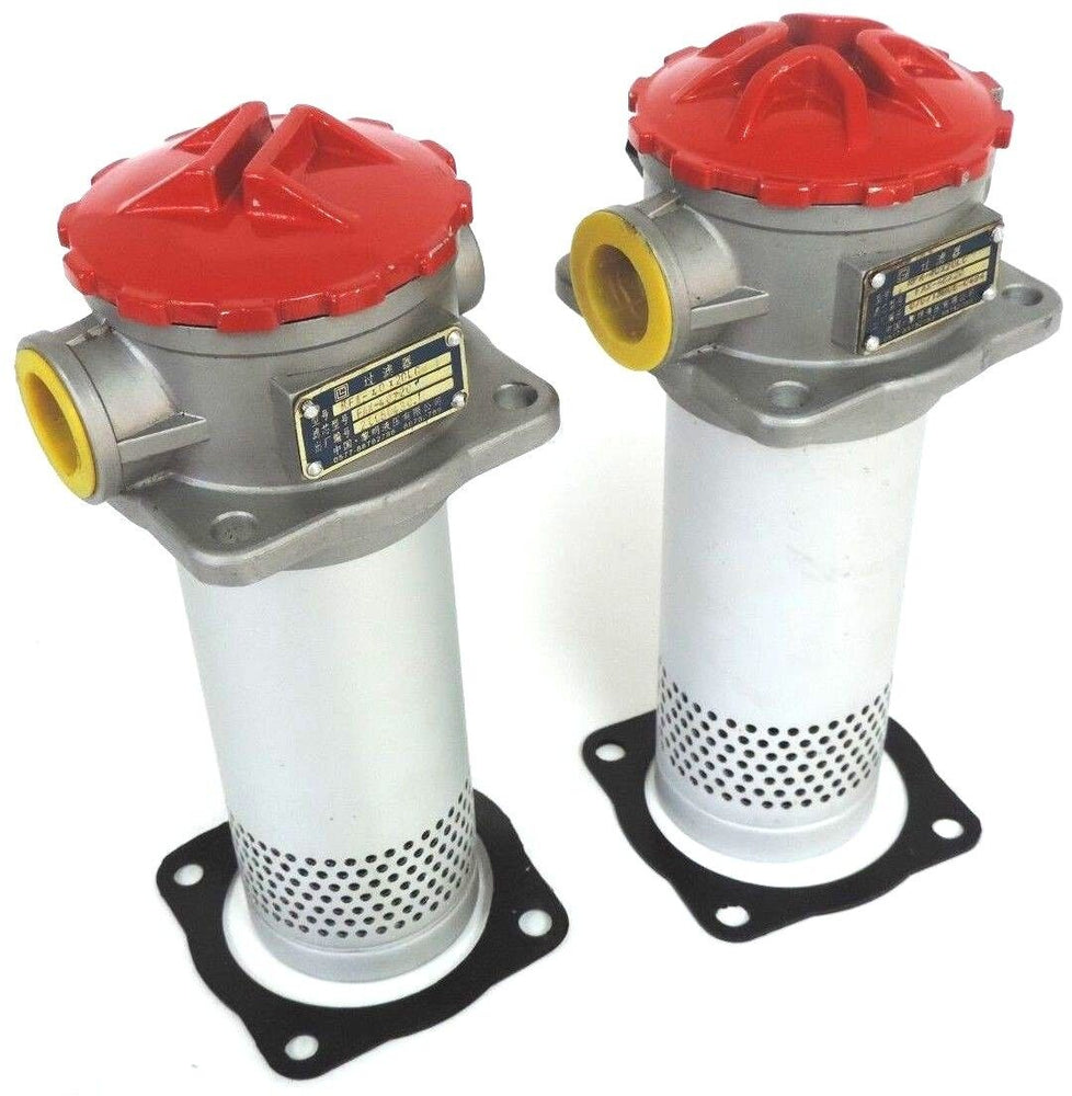 LOT OF 2 LEEMIN HYDRAULIC FILTER HOUSINGS RFA-40X20LC, FAX-40X20, 070713B06-C494