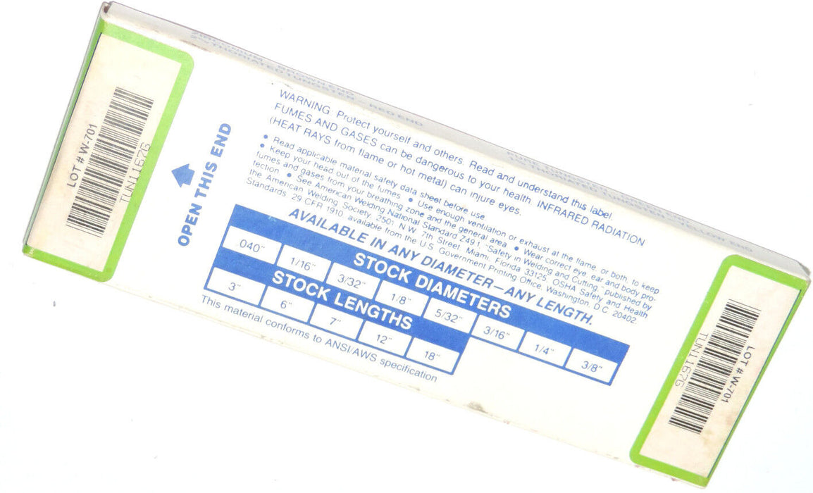 NEW FACTORY SEALED OKI BERING TUN1167G TUNGSTEN ELECTRODES