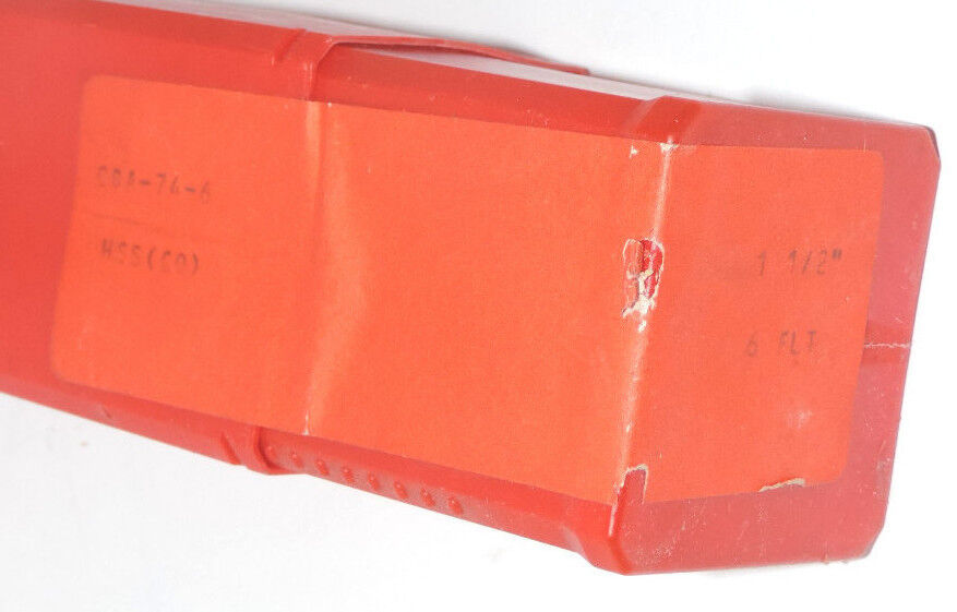 NEW FACTORY SEALED HSS(CO) CDA-74-6 END MILL DRILL BIT 1-1/2" 6 FLT, CDA746