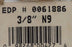 NIB WATTS 0061886 SERIES N9 BACKFLOW PREVENTER 3/8"