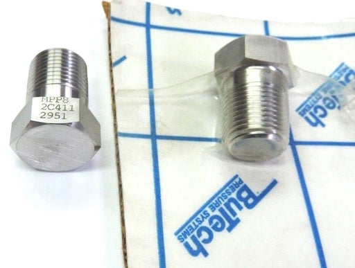 LOT OF 2 NEW BUTECH PRESSURE SYSTEMS MPP8 PLUGS 2C411 2951