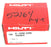 BOX OF 100 NEW HILTI X-EDNI 22P8 PIN NAIL FASTENERS 34538/9