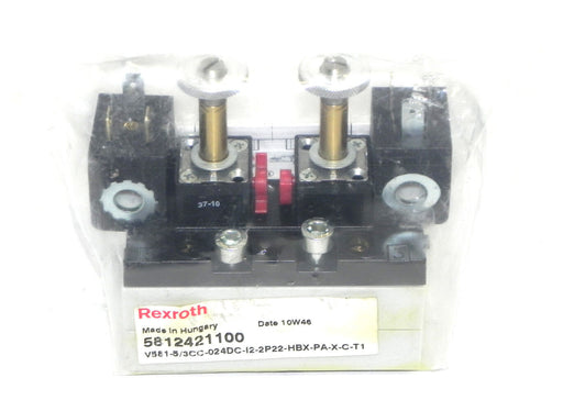 NEW REXROTH 5812421100 VALVE V581-5/3CC-024DC-I2-2P22-HBX-PA-X-C-T1