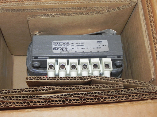 NIB BALDOR LRAC01802 THREE PHASE REACTOR SPEC. LR0034A05 AMPS 18