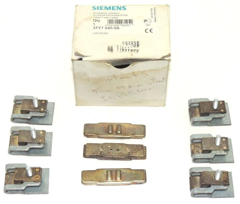 NIB SIEMENS 3TY7 540-0A MAIN CONTACT KIT FOR 3TF54 3TY75400A
