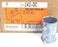 BOX OF 32 BRIDGEPORT 242-DC 1" ZINC EMT COUPLING 242DC